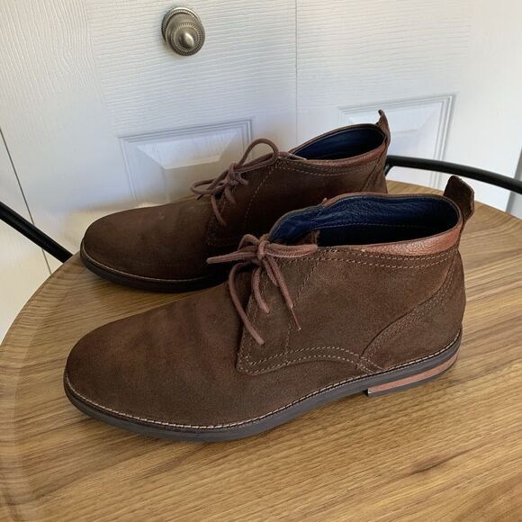 Cole Hann Men's Ogden Stitch Chukka II Boot Driftwood Suede Sz 8M Brown - Picture 3 of 16